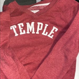 Temple university sweatshirt